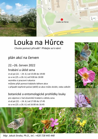 Přijďte na louku na Hůrce.