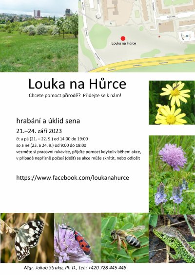 Přijďte pomáhat na louku na Hůrce.
