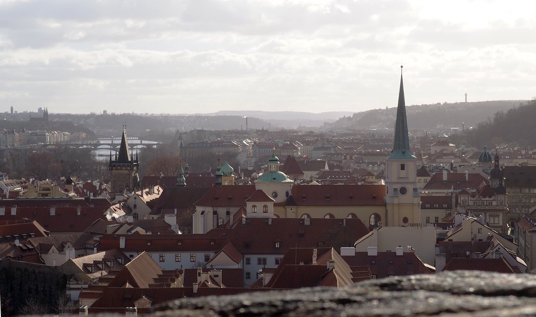 /Pohled proti slunci na jih.